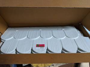 lot 1151 image: (15) Exterior Scalloped Wall Panel Siding, 11 Are Brand New In Box