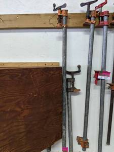 lot 70 image: (2) Pipe Clamps