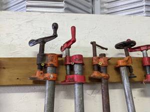 lot 71 image: (4) Pipe Clamps