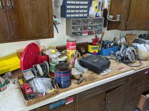 lot 48 image: Electric StapleNail Gun, Assorted Tools, And More