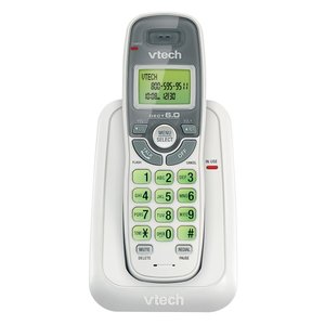 lot 73103 image: VTech - CS6114 DECT 6.0 Digital Cordless Phone With Caller IDCall Waiting - White