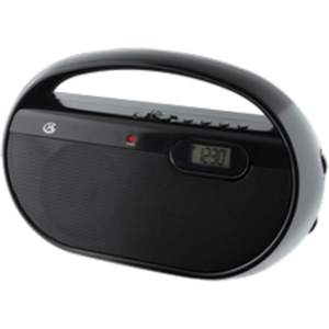 lot 73114 image: GPX R602B AMFM Portable Clock Radio, Black