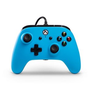 lot 73122 image: PowerA Wired Controller for Xbox One - Blue