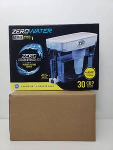 lot 73144 image: ZeroWater 30 Cup Ready-Pour Water Filtering Dispenser with 6 filters