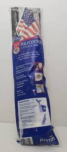 lot 73154 image: Annin Flagmakers 3ft x 5ft U.S. Flag and Flagpole Set