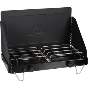 lot 73161 image: Ozark Trail Propane Fold-Up 2-Burner Camp Stove