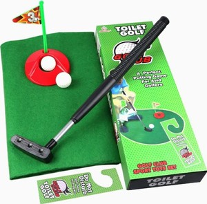lot 73169 image: Toilet Golf Potty Time Putter Game