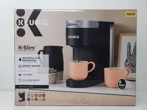 lot 73174 image: Keurig K-Slim Single-Serve K-Cup Pod Coffee Maker - Black