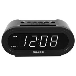 lot 73200 image: Sharp AccuSet Alarm Clock with Display Dimmer