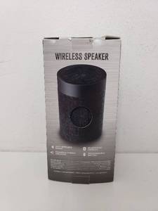 lot 73227 image: Elite Wireless Speaker Bluetooth 33ft Range Powerful Stereo Rechargeable, Black