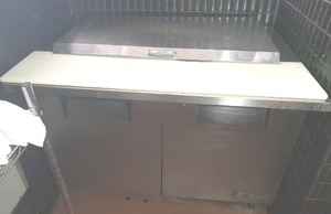 lot 4854 image: True TSSU-48-18M-B 48 inch megatop prep table