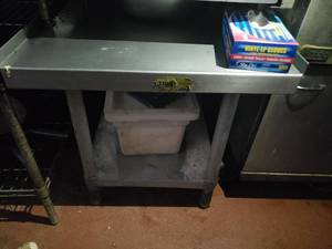 lot 4881 image: 24 inch stainless equipment stand