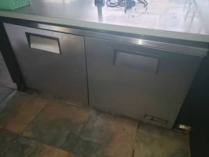 lot 4895 image: True 60 inch TUC-60-LP refrigerated work table