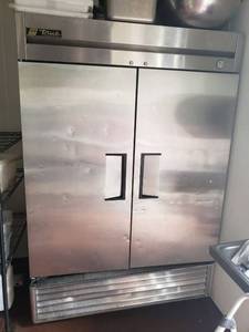 lot 4959 image: True 2 door stainless freezer