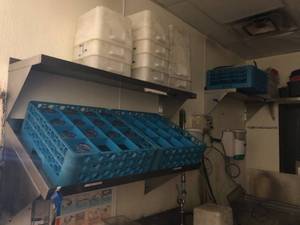 lot 4969 image: (4) wall shelves with contents