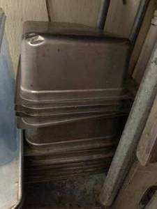 lot 4974 image: (10) full size insert pans