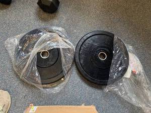 lot 3008 image: Day 1 Fitness Olympic Bumper Weighted Plate 2