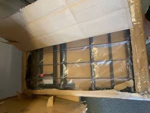 lot 3040 image: Amazonbasics Foldable Metal Platform Bed Frame 14 Inch Height For Under-bed