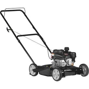 lot 3046 image: Yard Machines 20 Gas Push Lawn Mower with Side Discharge - RETAIL $215