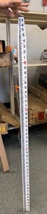 lot 3076 image: Seco surveyor leveling rod