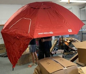 lot 3107 image: Sport-brella X-large Umbrella, Deep Red