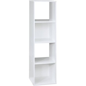 lot 3110 image: ClosetMaid 4-Cube Organizer, White