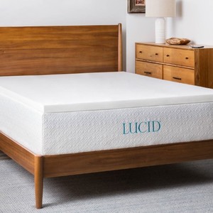 lot 3129 image: Lucid 2 Foam Mattress Topper 3-Year Warranty - King