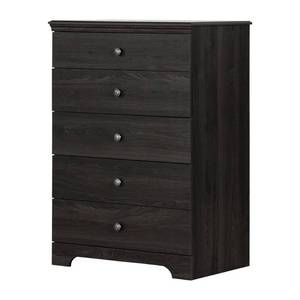 lot 3139 image: Zach 5-Drawer Chest Gray Oak - South Shore