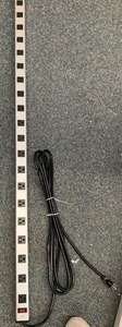 lot 3155 image: Ovitech aluminum power strip (20 plug ins)