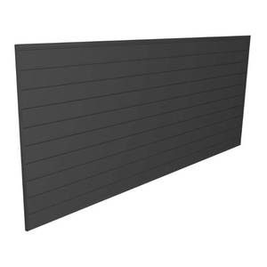 lot 3175 image: Proslat 31 sq. ft. Wall Storage System PVC Slatwall - Charcoal