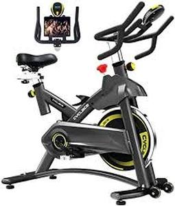 lot 3058 image: Spin Bikes Cyclace Exercise Bike Stationary 330-lbs Weight Capacity, 2020 Model - RETAIL $400