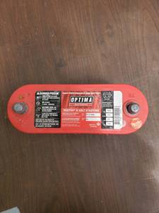 lot 6501 image: Optima Batteries 8010-044 6V RedTop Starting Battery