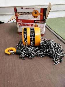 lot 6503 image: 1 ton Manual Chain Hoist