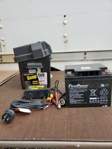 lot 6504 image: First Power LFP1240 w Charger and SnapTop Box