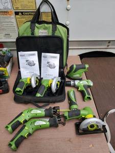 lot 6509 image: Lot of 8 Power Smith Power Tools - Battery Not Included - See Description for Additional Details