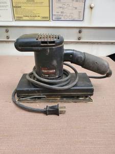 lot 6518 image: Sears Craftsman Finishing Sander -Untested