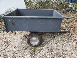lot 6520 image: Charcoal Grey Yard Cart