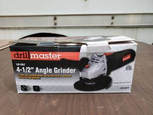 lot 6544 image: Drill Master 120 Volt Angle Grinder