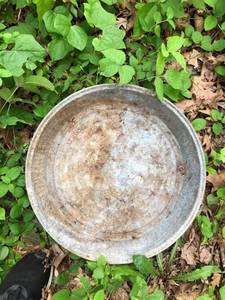 lot 6547 image: Galvanized Wash Tub
