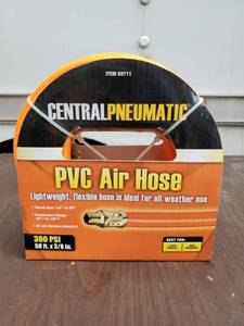 lot 6562 image: Central Pneumatic PVC Air Hose - Sealed -300 PSI