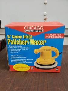 lot 6570 image: Chicago 10 inch Random Polisher Waxer