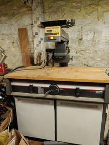 lot 6583 image: Sears Craftsman 2.75 HP 10 inc Electric Radial Saw