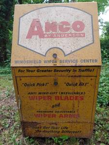 lot 6584 image: Vintage Anco Windshield Wiper Service Kiosk