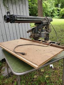 lot 6585 image: Sears Craftsman 10 inc Electric Radial Saw