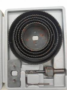 lot 6603 image: 5 Piece Hole Saw Kit