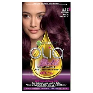 lot 1552 image: Garnier Olia Bold Permanent Hair Color - Medium Royal Amethyst