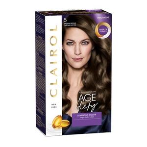 lot 1577 image: Clairol Age Defy Expert Collection Hair Color, 5 Medium Brown