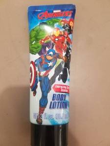 lot 1588 image: Marvel Spiderman Kids Body Lotion Web Slinging Watermelon 3oz