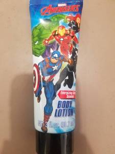 lot 1607 image: Marvel Spiderman Kids Body Lotion Web Slinging Watermelon 3 Fl Oz