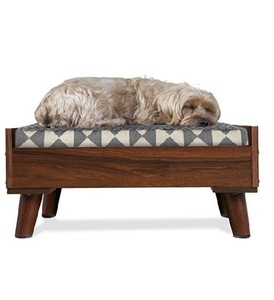 lot 27 image: Furhaven Pet Dog Bed - Traditional Orthopedic Sofa-Style L Shaped Chaise
